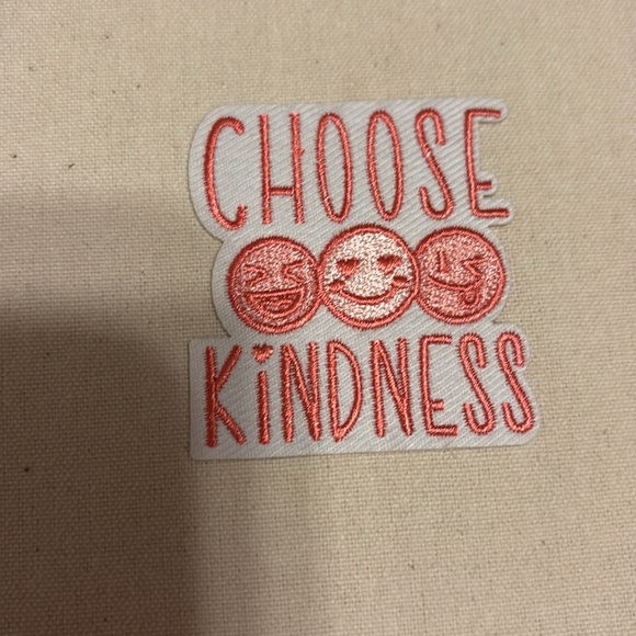 Canvas Tote Bag with Inspirational Patches - Picture 7 of 8